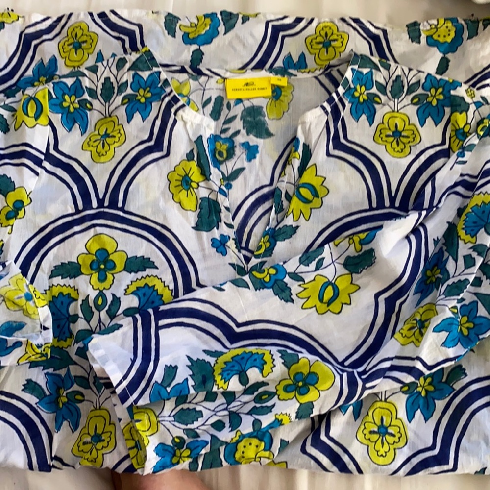 Roberta roller rabbit blue tunic